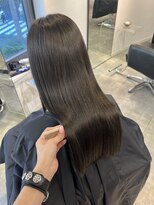 ペレ 梅田(PELE)&nbsp;前髪/アンブレラカラー/こなれミディ/イメチェン/ウェーブパーマ