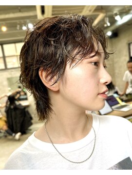 ナループロアオハナ(Nalu pu loa ohana) パーマウルフパーマショートウルフパーマショートパーマ