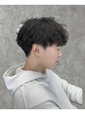 ハイトーンカラー/マッシュパーマ/アースカラー/men's/