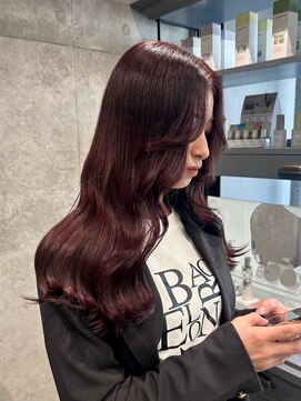 スタイル スマート サロン(STYLE smart salon) 【kanae/藤沢】ワインレッド/顔周りレイヤー