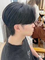 ネオリーブ クーロ メゾン 横浜(Neolive curro Maison)&nbsp;韓国センターパート×毛流れニュアンスパーマ[メンズ]