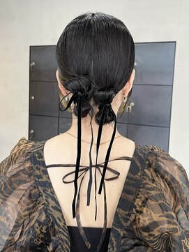 ヘアー アイス ルーチェ(HAIR ICI LUCE) 20代30代大人気♪リボンアレンジ特別なイベントに◎/今枝