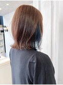20代30代40代50代60代福山市caary大人外ハネインナーカラー