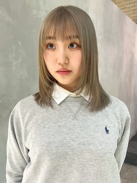 アイティーバイアルバム 下北沢店(IT by ALBUM) 美髪顔周りレイヤーミディアムロング前髪カット_ba501611