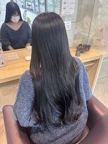 ファースト 仙台店(first) 黒髪 ボブルフ ネビージュ 小顔 ワンレン 髪質改善 前髪