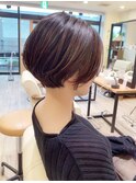 【 Ｉ. 】30代からのナチュラル前下がりショートボブ　川口