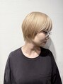 マーシュアトレ(marshu atre) ショートスタイル×ブロンドカラー