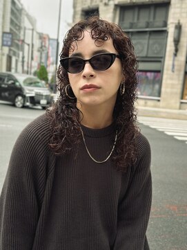 フォト 新宿三丁目(foto) くびれヘア/アプリコットオレンジ/レイヤーカット/ブリーチなし