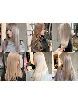 本物の技術とスタイリストが質にこだわったハイクオリティハイトーンカラー