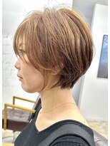 ジュベ 別府店(juve.)&nbsp;別府ショートボブ顔まわりレイヤーカット髪質改善カラー30代