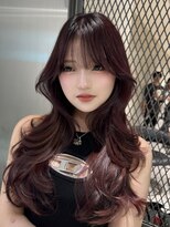 ロンドウル 熊本(Lond ulu) 暗めカラー/レイヤーカット/髪質改善/縮毛矯正/韓国ヘア