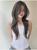【レイヤー】シルバーグレーアッシュ×レイヤー