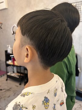 あずママの床屋さん 朝茶 ツーブロック
