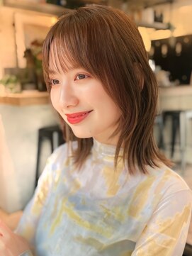 レディ 表参道(Lady) くびれボブくびれヘア顔周りカット外ハネボブレイヤーボブロブ