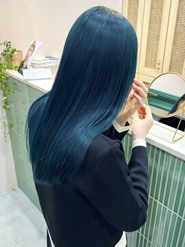 イギー(igggy) ワンブリーチで作るターコイズカラー♪