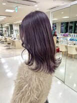 ヘアーサロンAmyu【3月1日NEW OPEN(予定)】&nbsp;ブリーチ1回～2回で作る色落ちかわいいラベンダーカラー