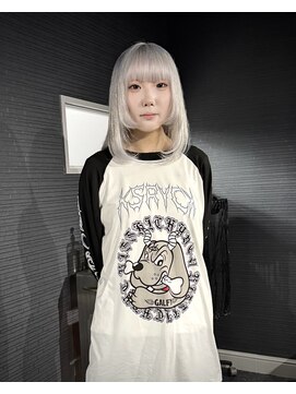 エイト 神戸三宮店(EIGHT) 【@_00L2LL_】エフェクトブリーチで作るホワイトシルバー