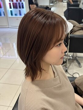 ノア(no_a) 【四条烏丸】ミディアムレイヤー×ショコラブラウン