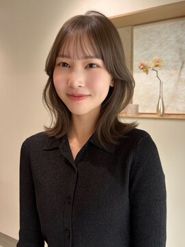 ハイマー(HEIMER) 【表参道】肌映えカラー×ブリーチなし透明感ミディアム