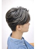韓国風ニュアンスパーマ×ダウンパーマ×センターパート