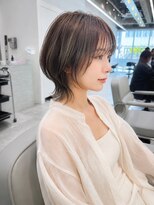 ダブルトーキョー シブヤ(W-TOKYO SHIBUYA)&nbsp;ショートウルフ×ハイライト　ハッシュカット20代30代40代