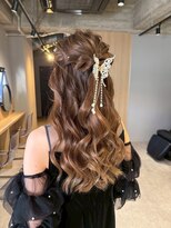 ジュベ(juve.) 大分ヘアセットお呼ばれダウンスタイル