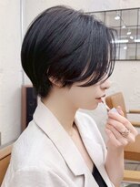 ローマージングウマエ(ROAMER jingumae)&nbsp;レイヤーショートカットボブパーマグレージュ髪質改善