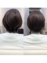 リブ(LIV) 40代のうねり解決☆自然にまとまる髪質改善縮毛矯正大人ボブ