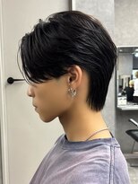 エルマーク 本山(L-MARK)&nbsp;マッシュヘア/黒髪/メンズカット/men's/フェザーパーマ