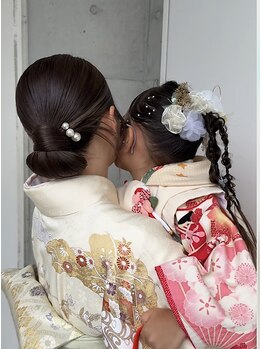 スタジオカラー(Studio Color)の写真/【立川5分】スタジオ併設だから前撮りの撮影もOK◎[浴衣/レンタル/成人式/七五三/ヘアセット/メイク] 