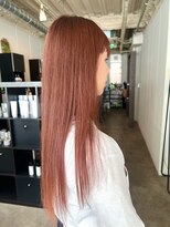 ルーツ ヘア デザイン(roots hair design)&nbsp;四ツ橋美容室★roots★ブリーチ無し髪質改善ピンクカラー