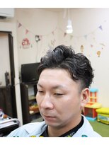 チャビー バイ トコヘアー(Chubby by toko hair)&nbsp;ストレートとコテパーマで癖毛をナチュラルパーマスタイルに