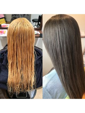 ヘアサロンヒナタ(hair salon Hinata) グレージュカラー