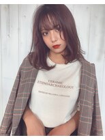 ネクストハラジュク(NEXT HARAJUKU)&nbsp;★ホワイトグレージュミニウルフデジタルパーマチェリーブラウン