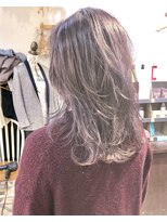 ヘアーアンドアトリエ マール(Hair&Atelier Marl)&nbsp;【Marl】ラベンダーピンクカラーの無造作セミディ♪