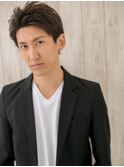 1分スタイリングなアップバング束感ショートC