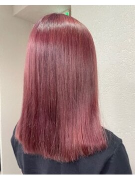 アジールヘア 所沢プロペ通り店(agir hair) レッドピンク