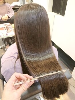 ビグディーサロン(BIGOUDI SALON)の写真/[19時まで受付OK]本格ヘアケアで憧れの綺麗な髪質に♪人気の髪質改善“美髪チャージ”をBIGOUDIで体験─。