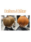 【Lee大阪店】刈り上げマッシュ×ビタミンカラー/新出奈津樹