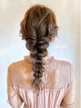 ベルビアンカ(Belle BIANCA) Belle BIANCA 結婚式や二次会に♪あみおろしアレンジ by Yukiho