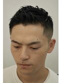フェードカット×アップバングショート<理容室> <吉祥寺>