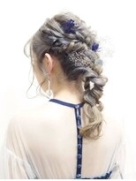 ヘアモード カクテル&nbsp;ハイトーン×編みおろし【Yasu】