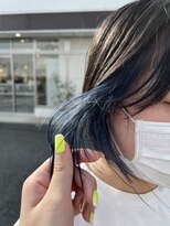 アース コアフュールボーテ 川中島店(EARTH coiffure beaute) デザインインナーブリーチハイライトバレイヤージュ