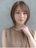 20代/30代/大人可愛い/小顔ひし形/ウルフ/ミディアムレイヤー