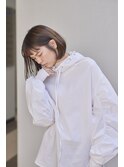 30代40代大人可愛いハイライトボブ☆山之内