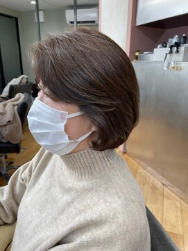 カームバイリコ 学芸大学(calm by liko) ショコラアッシュ/ヘルシースタイル/ふんわりカール/学芸大学