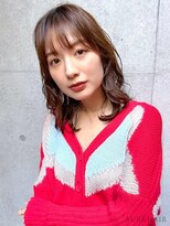 オーブ ヘアー ハレ 福岡新宮店(AUBE HAIR hale) 20代・30代_くせ毛風パーマロブ