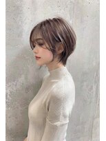 ソアバイリコヘアー(soar by LiCO Hair)&nbsp;ショートボブ×アッシュブラウン