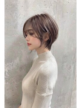 ソアバイリコヘアー(soar by LiCO Hair) ショートボブ×アッシュブラウン