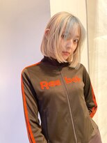 チクロヘアー(Ticro hair)&nbsp;@nkkn15 creamy white blonde